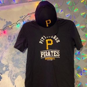 🖤💛pittsburgh pirates tee/baseball hat!💛🖤